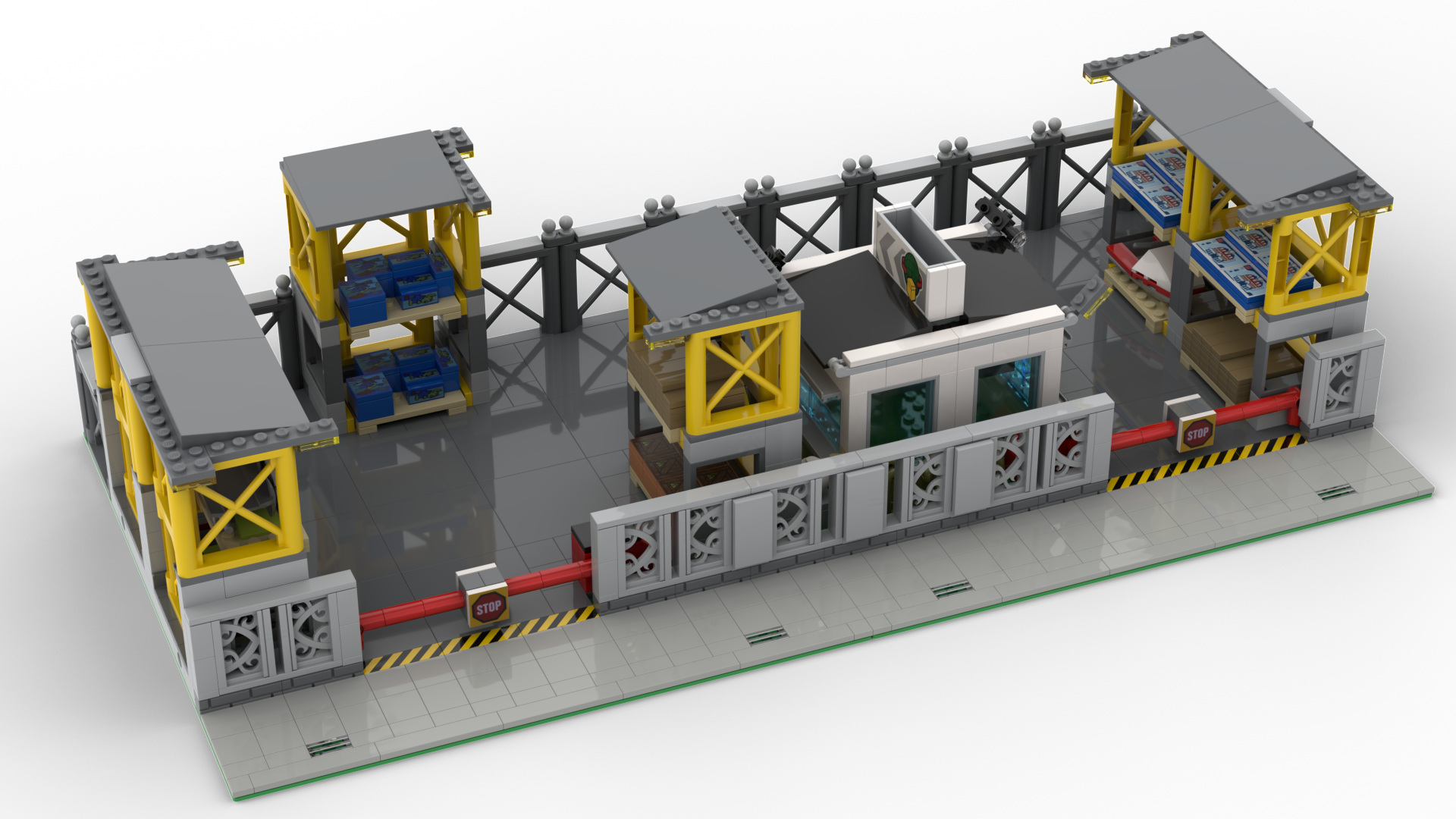 lego city cargo terminal instructions